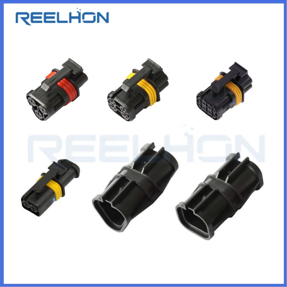 2 3 4 6 Pin 1.5 series Waterproof Wire Harness Electric Terminal Auto Connector