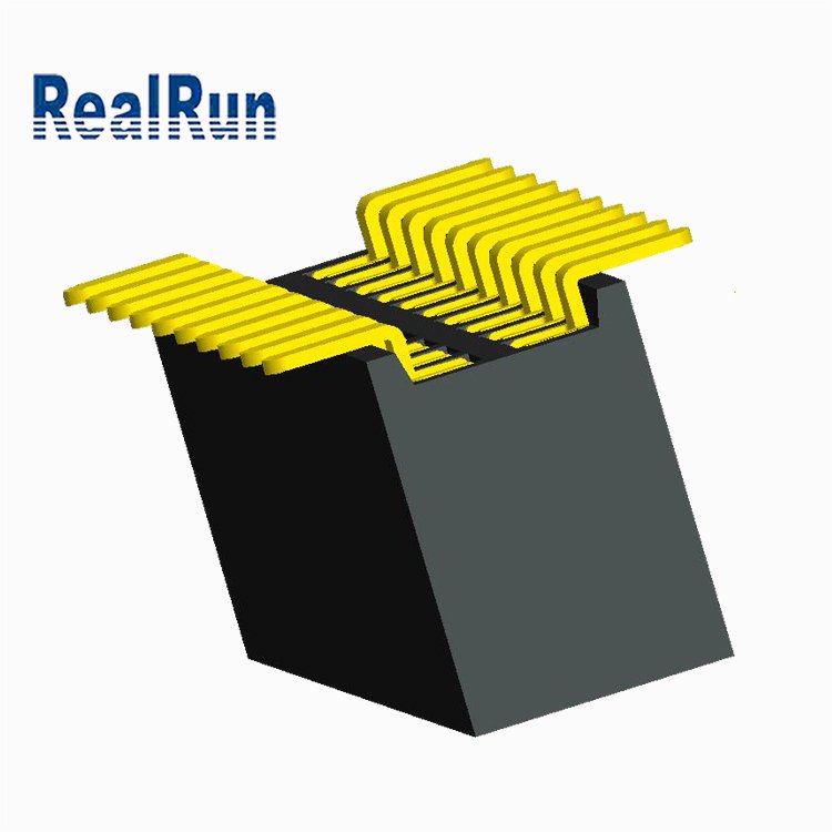 Machined PCB Surface Mount Female Header 1.27 mm 0.050" Pitch 20 Position Double Row Connector