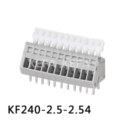 KEFA KF240-2.5/2.54 2.54mm Electrical PCB 2.54 Pitch Spring Terminal Block Connector