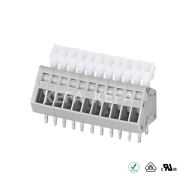 KEFA KF240-2.5/2.54 2.54mm Electrical PCB 2.54 Pitch Spring Terminal Block Connector