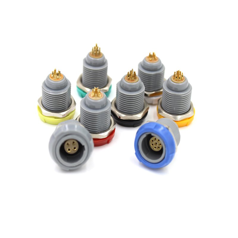 P Series 2pin 3pin 4pin 5pin 6pin 7pin 8pin 10pin 12pin 14pin IP50 Connector For Industrial Automation Sensors
