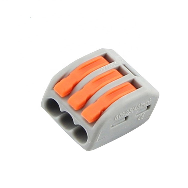 Factory low moq Plastic Push Quick Connect Universal Electric Cable Wire Connector