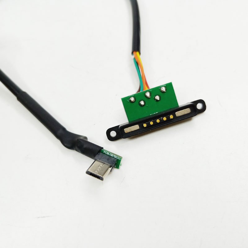 5 pin magnetic pogo pin charger connector cable