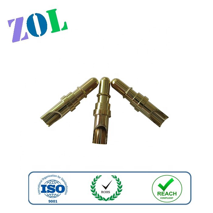brass round hole receptacle pin connector