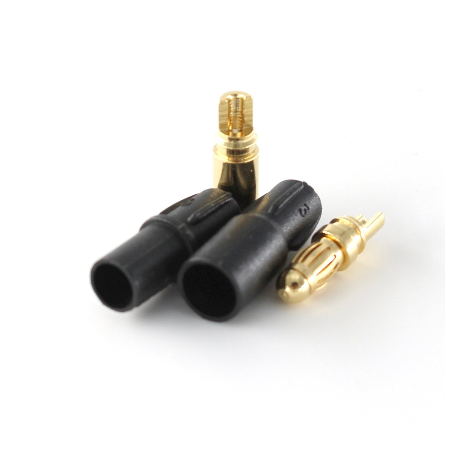 Amass 3.5mm SH3.5 Gold Plated Connector with Protective Sleeves for Rc Remote Control Toy Accessories