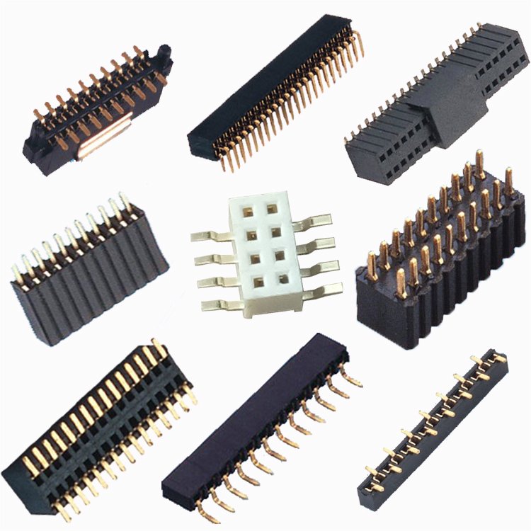 1.27 /2.00 /2.54mm Pitch Machined Round Female Header Connector dual/single Row Straight/SMT Board To Board connector