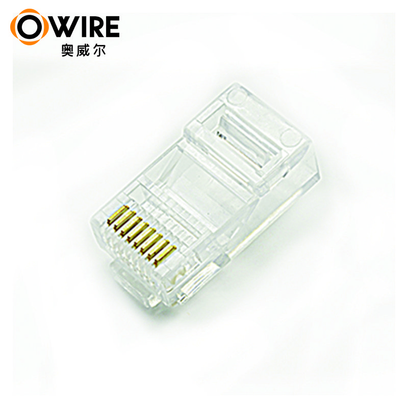 Rj45 electrical CAT6 UTP ethernet cable network connectors 2 in 1