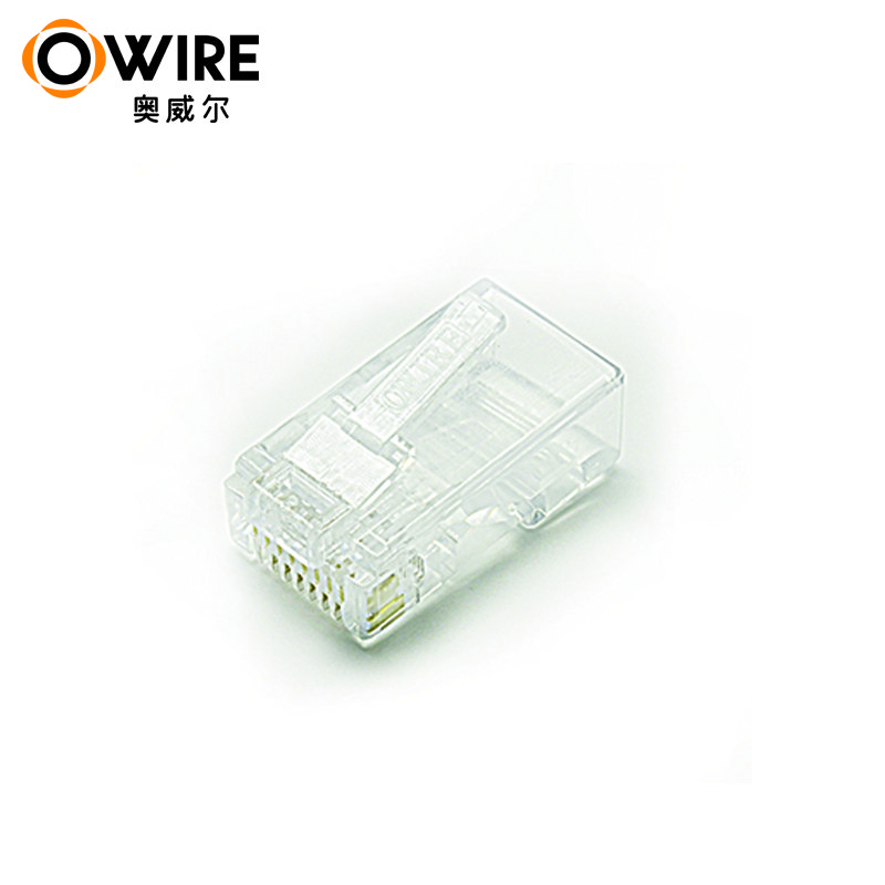 Rj45 electrical CAT6 UTP ethernet cable network connectors 2 in 1