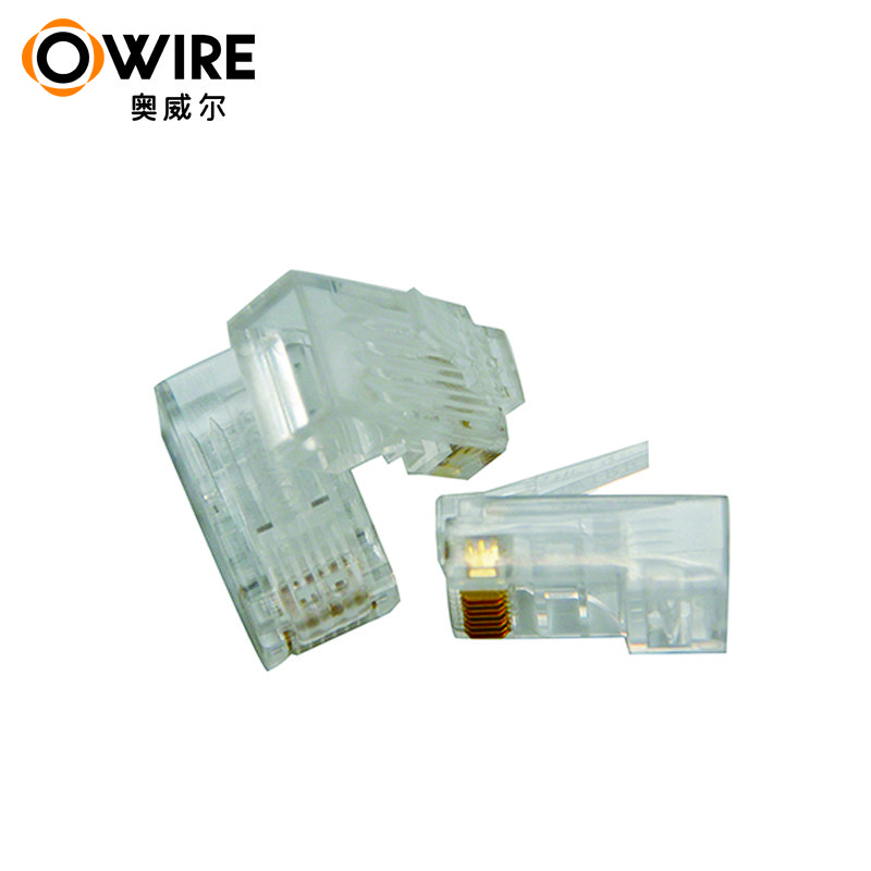 Rj45 electrical CAT6 UTP ethernet cable network connectors 2 in 1