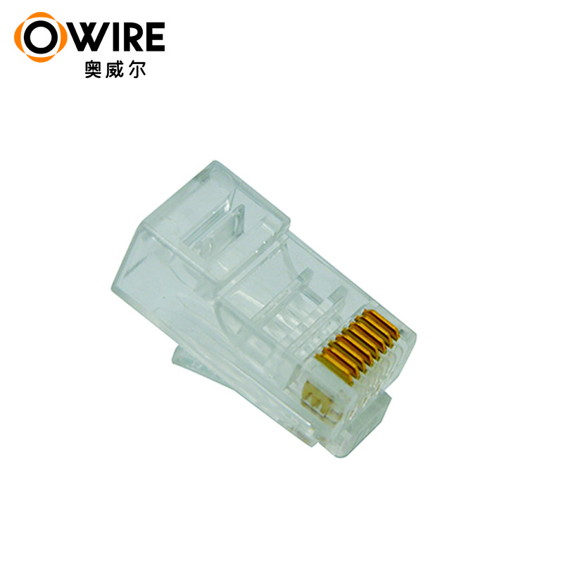 Rj45 electrical CAT6 UTP ethernet cable network connectors 2 in 1
