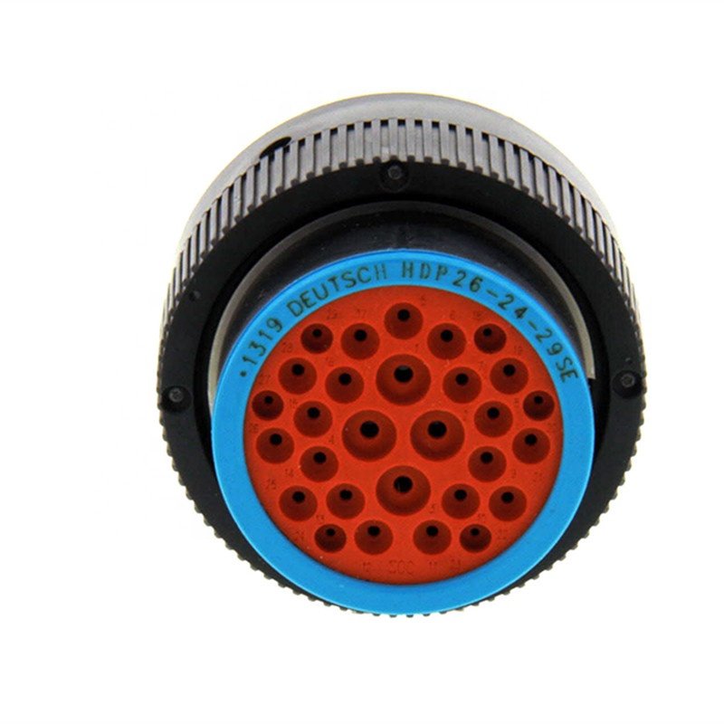 29 Pin Cavities Original USA TE Deutsch Black Connector HDP Series HDP26-24-29SE HDP24-24-29PE Male Female Socket Plug