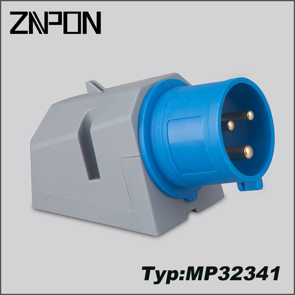 S32341 32A 3 pin industrial plug and socket connectors