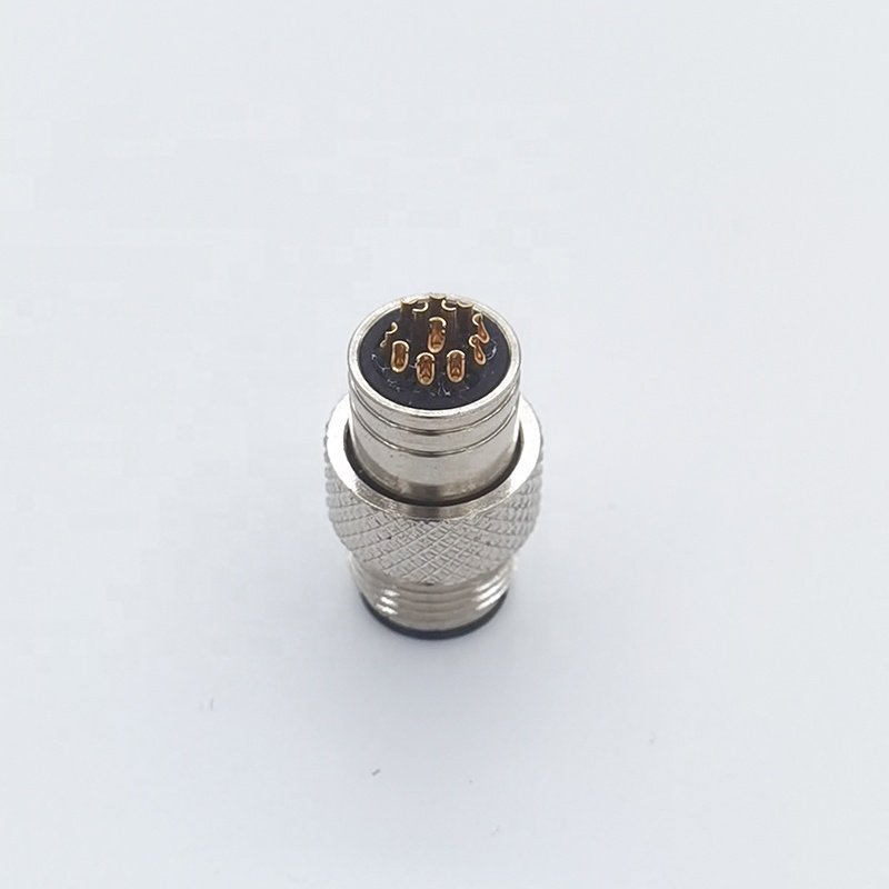 waterproof connector 12 pin m12 12 pin cable connector