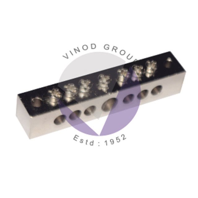 Neutral Link Earth Terminal Block Copper Material PCB Screw and Spring Type Electrical Connectors and Terminals