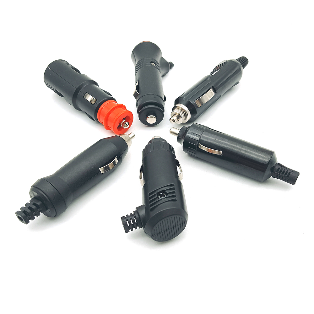 Universal 12V 24V LED Optional Digital Car Cigarette Lighter Socket Plug Connector for VW MB Ford