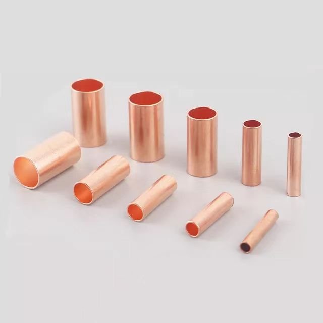 copper connection pipe wire joint small copper pipe Intermediate Joint direct connection pressure pipe cold pressing