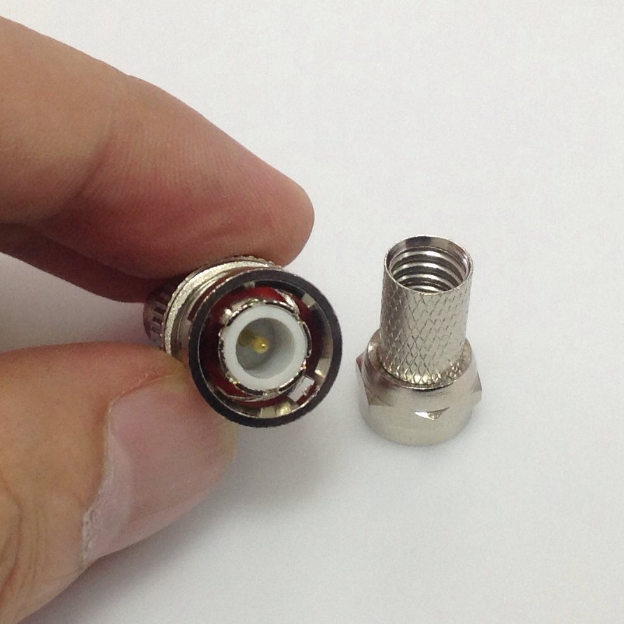 BNC Connector For Coaxial Cable RG59 For TV Antenna CCTV Camera