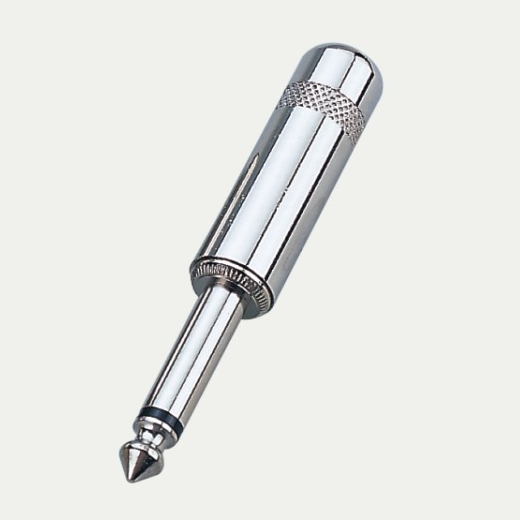 1/4" 6.35mm TS Instrument Audio plug 6.35mm guitar plug mono connector