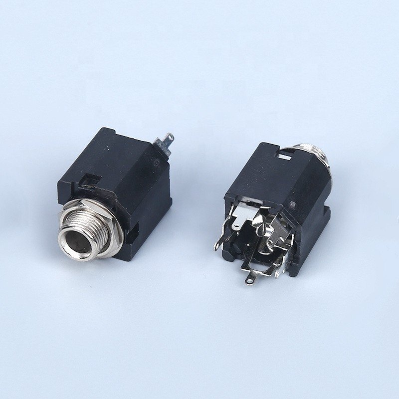 6.35mm 1/4 Inch 5 pins dc Jack Panel Mount PCB Connector