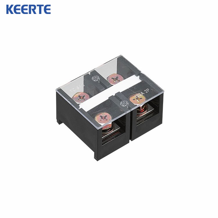 KEERTE TC Series TC STB-1002 Copper Quick Connector For Distribution Box 100A 2P Terminal Block With High Current 10mm 22mm