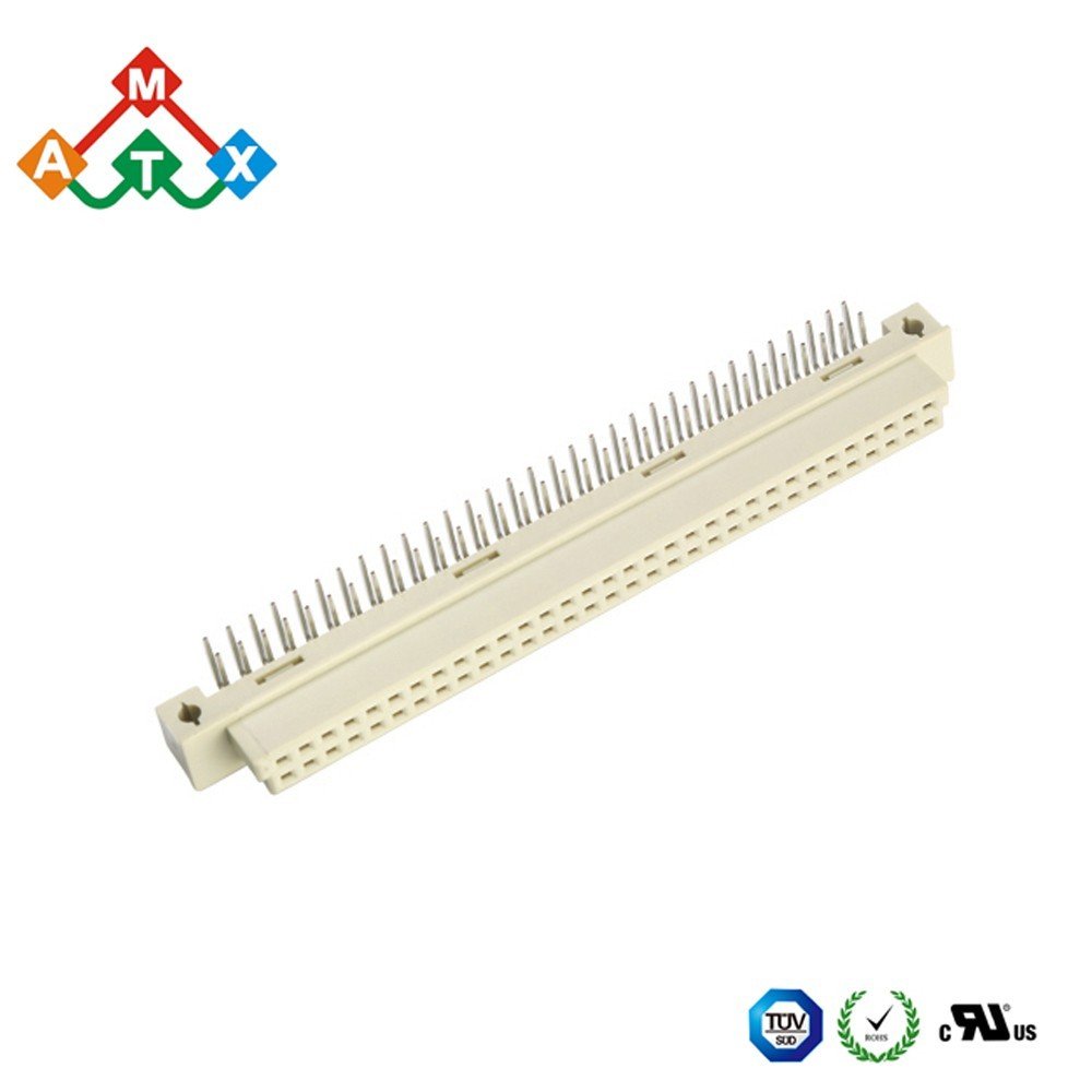64pin 2 row famale vertical DIN41612 connector B type 264