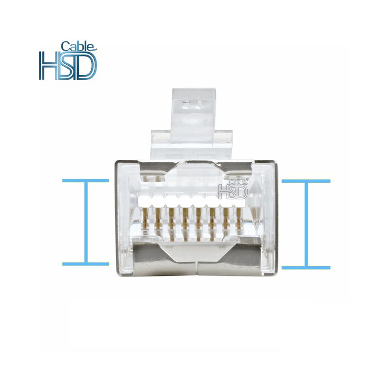 High Quality Cat5e Cat6 RJ45 male 8 pin Connector Plug Shielded cat 6 connector Ftp
