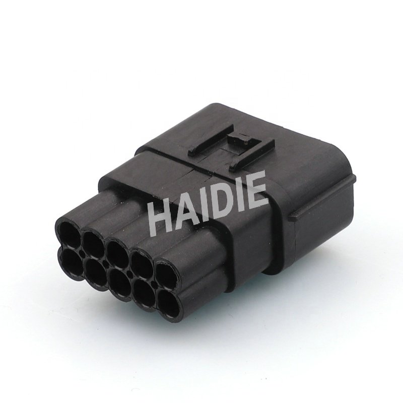 Haidie 10 pin male wiring sealed waterproof automotive connector 6189-7602