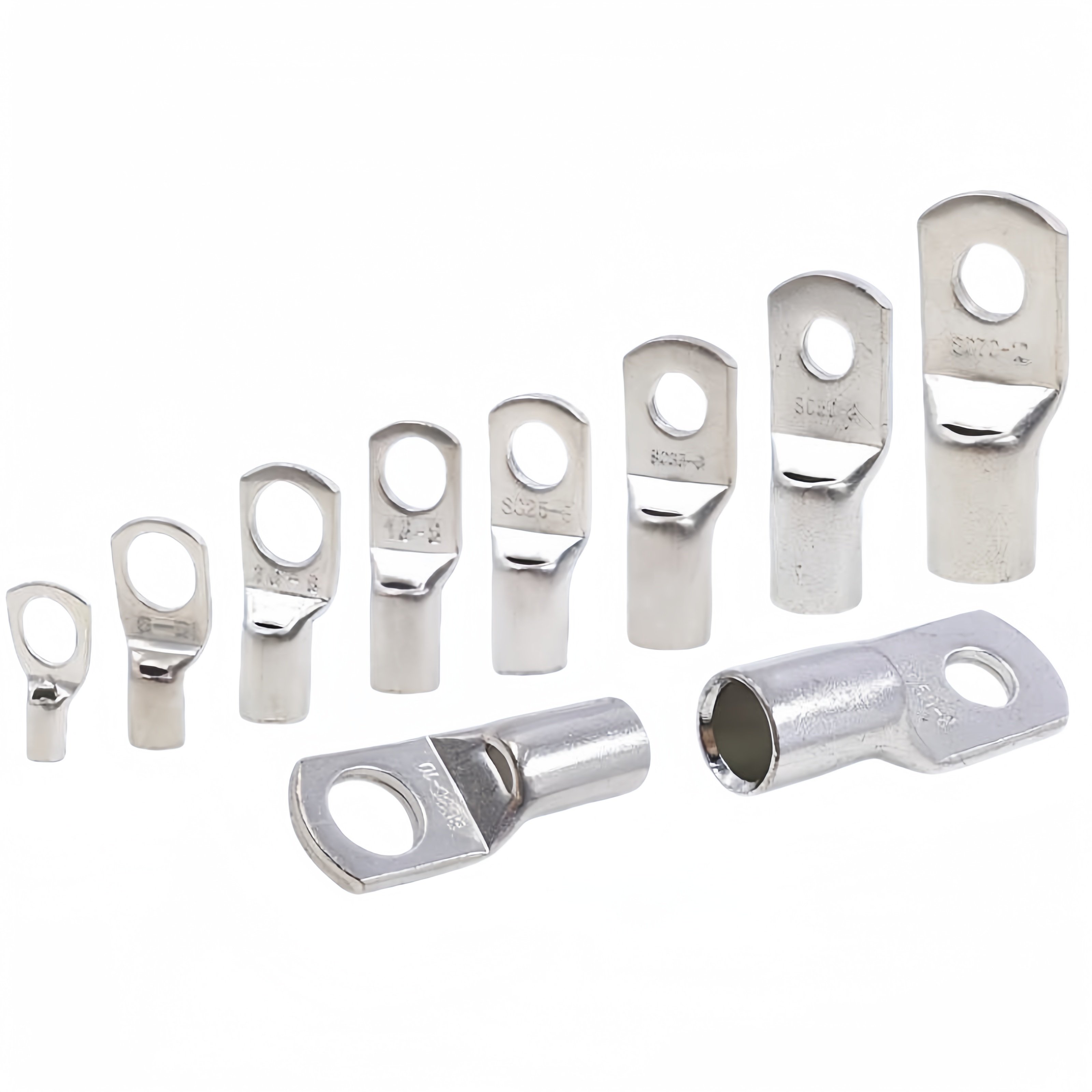 Copper Lug Ring Terminal Connector with Easy Installation Cord End Lug and Bolt Hole Splice Type Quick Install Terminals
