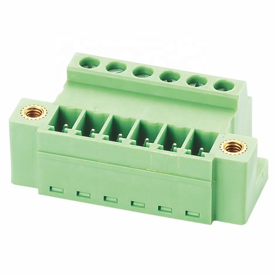 Electric Black Connector Terminal 3.81mm Screw Terminal Block WJ15EDGGB-3.81 PHOENIX type DEGSON Contact