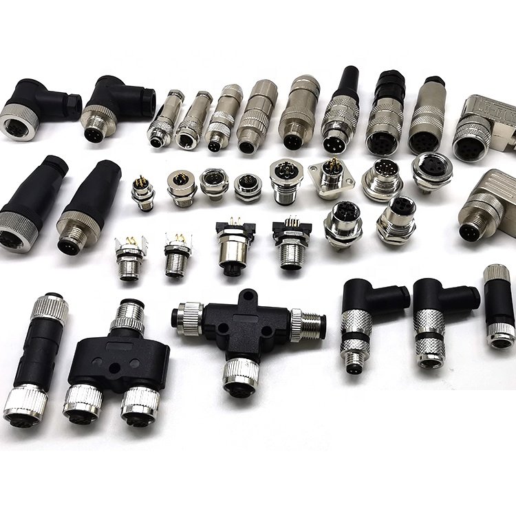 M5 M8 M12 M16 M23 connector waterproof cable male female 2 3 4 5 6 7 8 9 10 12 13 14 15 16 17 18 19 pin wire adapters connector