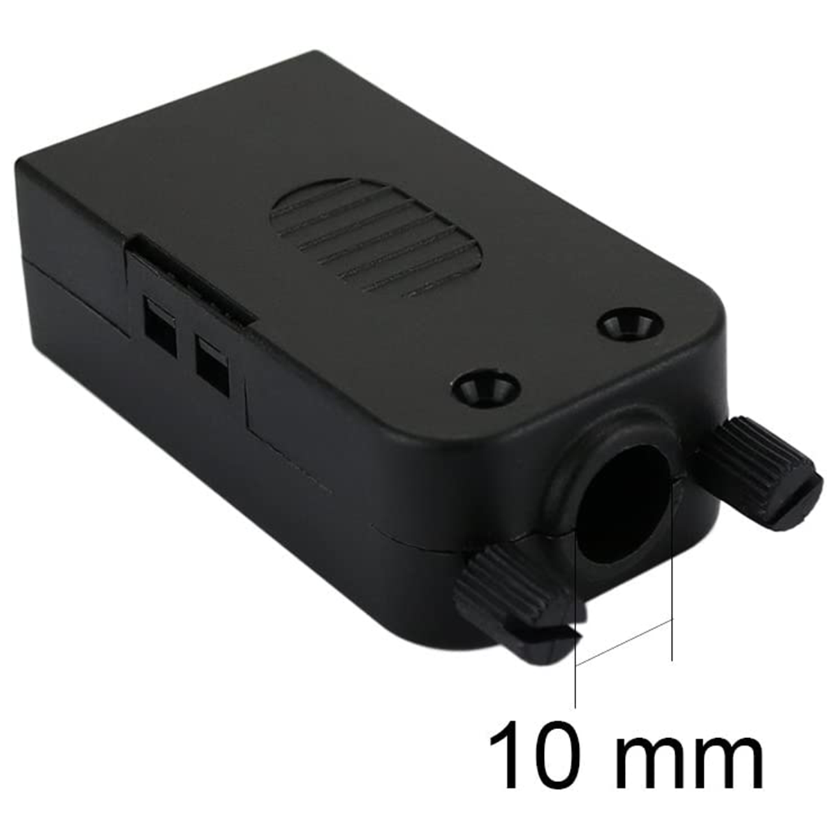 D-SUB DB15 Male 15 Pin Jack Port to Terminal Breakout Board Connector, 2 Row Plug with Case