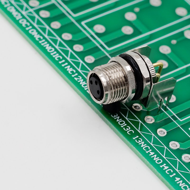 Best Selling M8 Front Fastened Angle Socket ALTW M8 IP67 Waterproof Front Fastened Socket M8 Male Sensor Connector for Devicenet