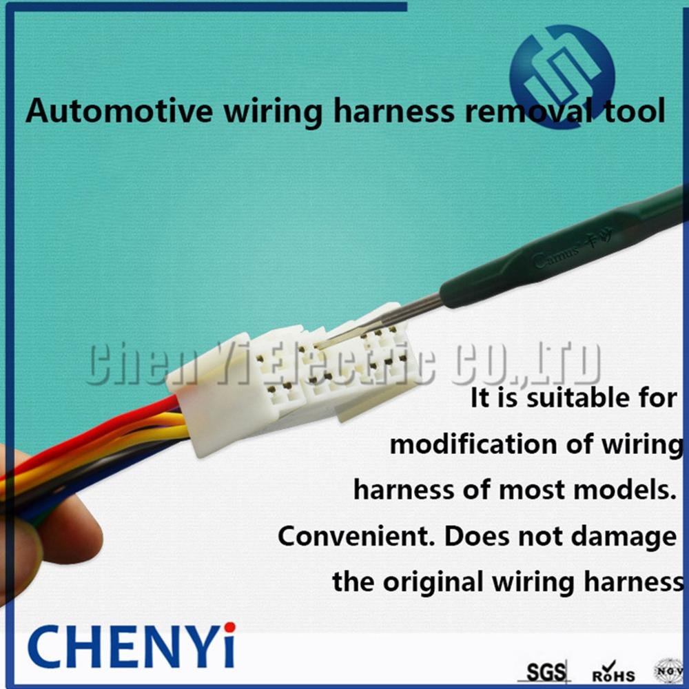5pcs Crimp Connector pins Terminal ejector Titanium steel alloy Tool Kit Suitable for wiring harness modification of most models