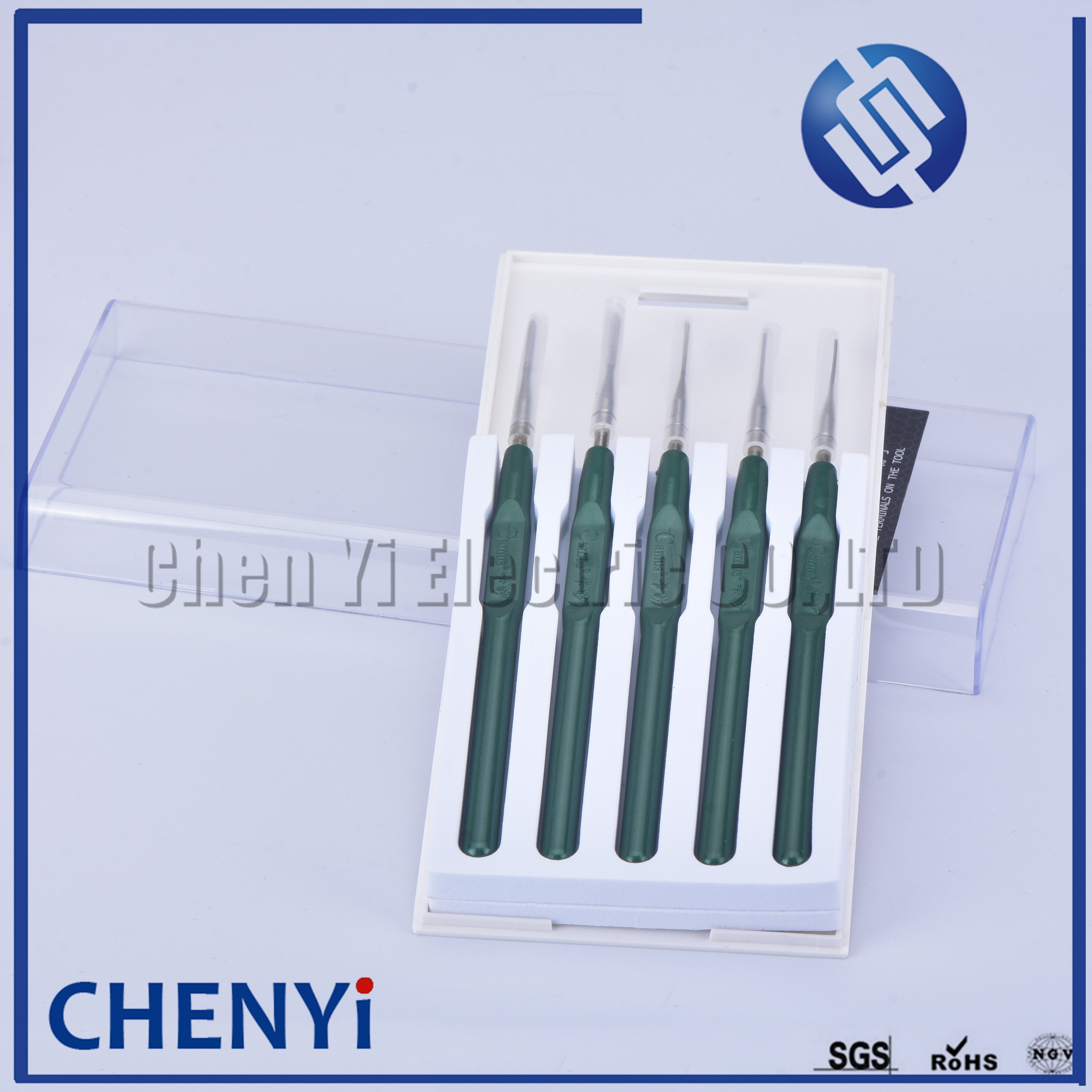 5pcs Crimp Connector pins Terminal ejector Titanium steel alloy Tool Kit Suitable for wiring harness modification of most models
