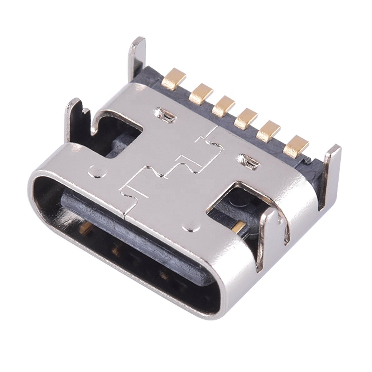 USB C Connector 6Pin Female Multicolor Type C Connector