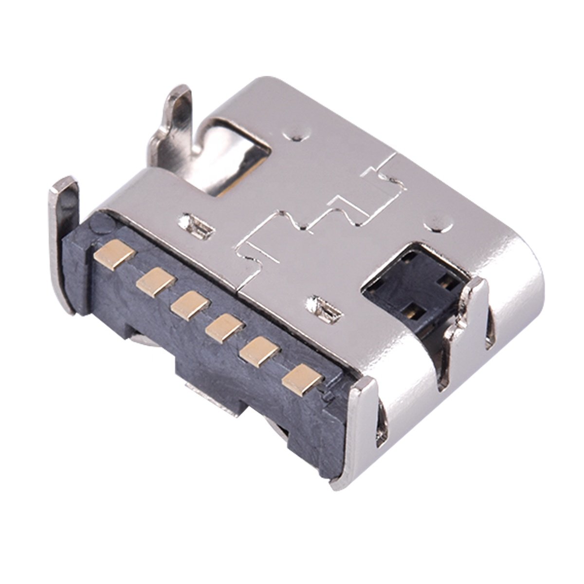 USB C Connector 6Pin Female Multicolor Type C Connector