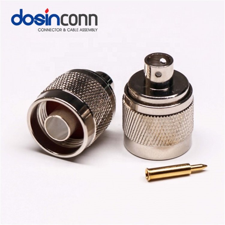 Solder Type N Male Connector for RG402 Cable