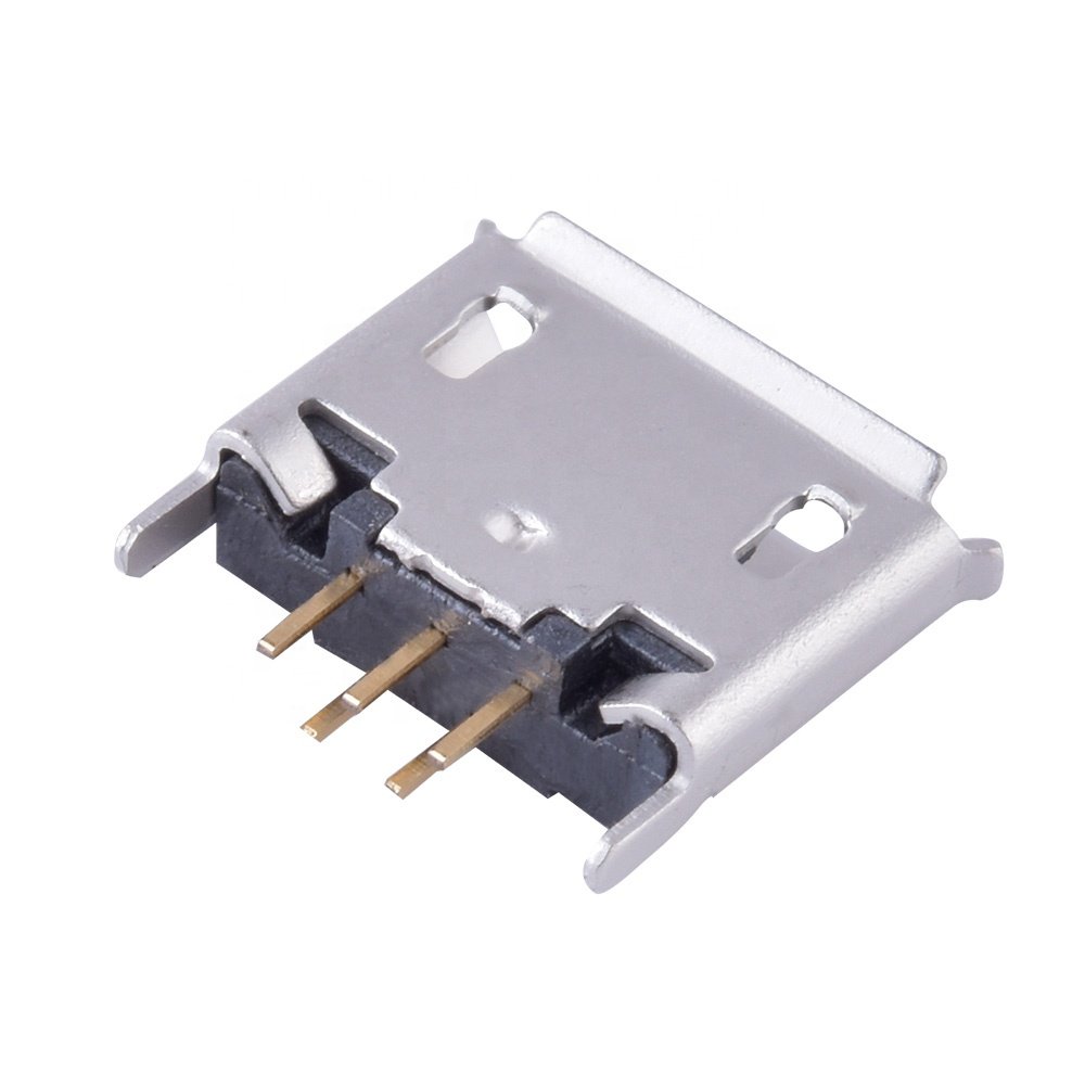 Micro Usb 2.0 Female Jack 5pin Charging Port Socket Connector Vertical 180Degree DIP Type