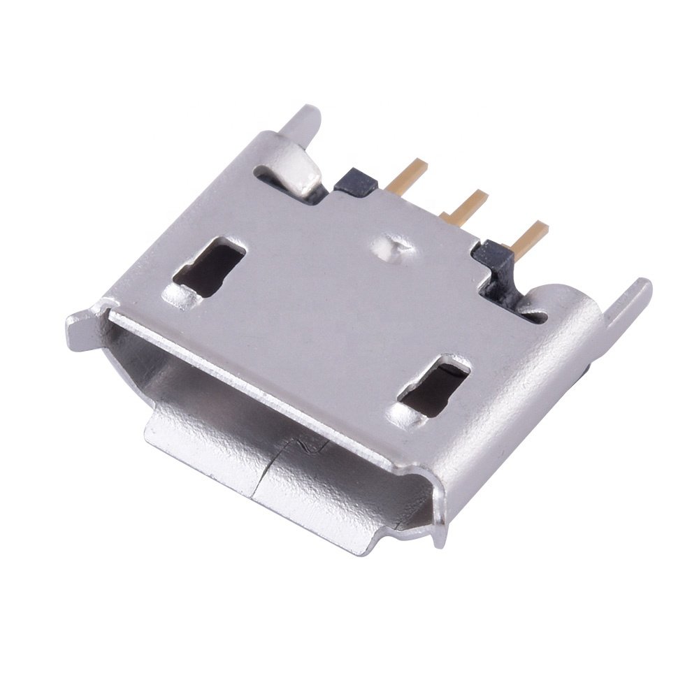 Micro Usb 2.0 Female Jack 5pin Charging Port Socket Connector Vertical 180Degree DIP Type