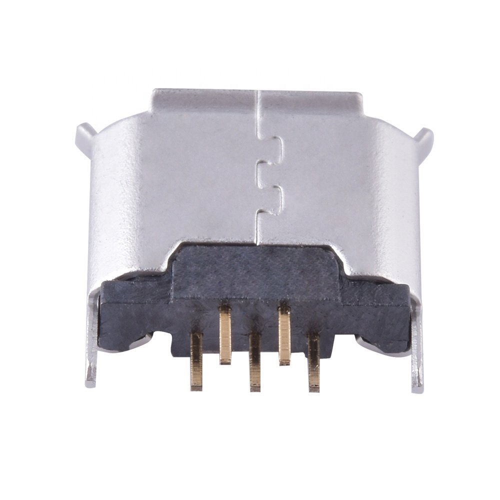 Micro Usb 2.0 Female Jack 5pin Charging Port Socket Connector Vertical 180Degree DIP Type