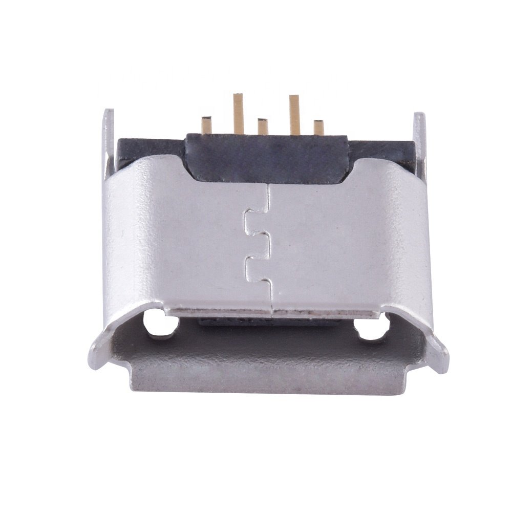Micro Usb 2.0 Female Jack 5pin Charging Port Socket Connector Vertical 180Degree DIP Type