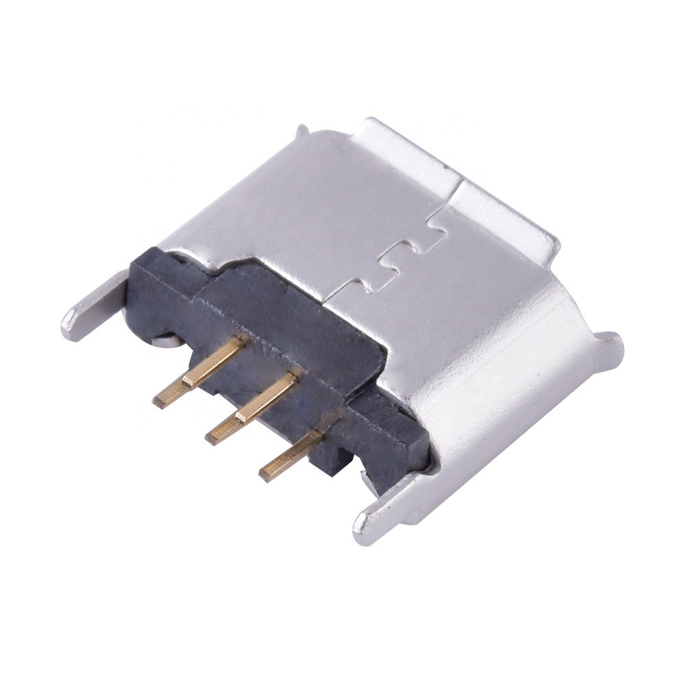 Micro Usb 2.0 Female Jack 5pin Charging Port Socket Connector Vertical 180Degree DIP Type
