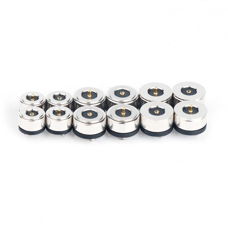 Direct magnetic suction connector circular 2PIN high current DC magnetic charging head suction magnetic connector socket
