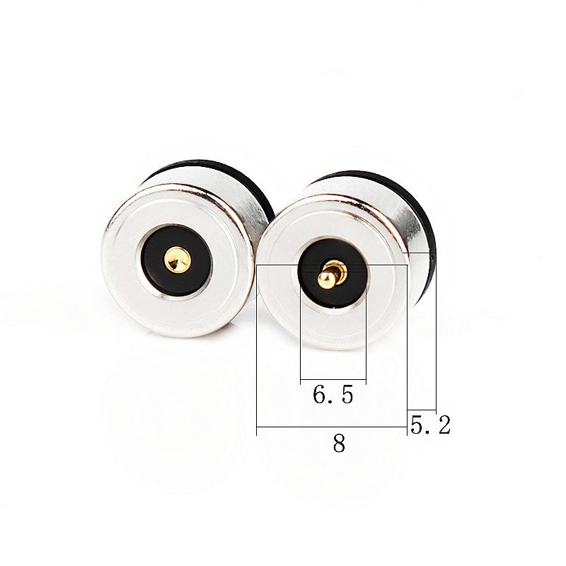 Direct magnetic suction connector circular 2PIN high current DC magnetic charging head suction magnetic connector socket