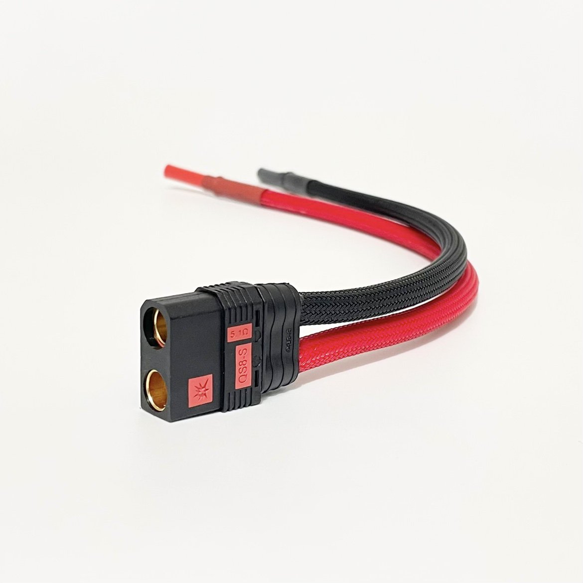 RC Blue Anti-spark Male QS QS8 QS8-S 5.1 15 Ohm 15Ohm Conector to Female XT90 Plug Connecter Anti Spark Cable Connector