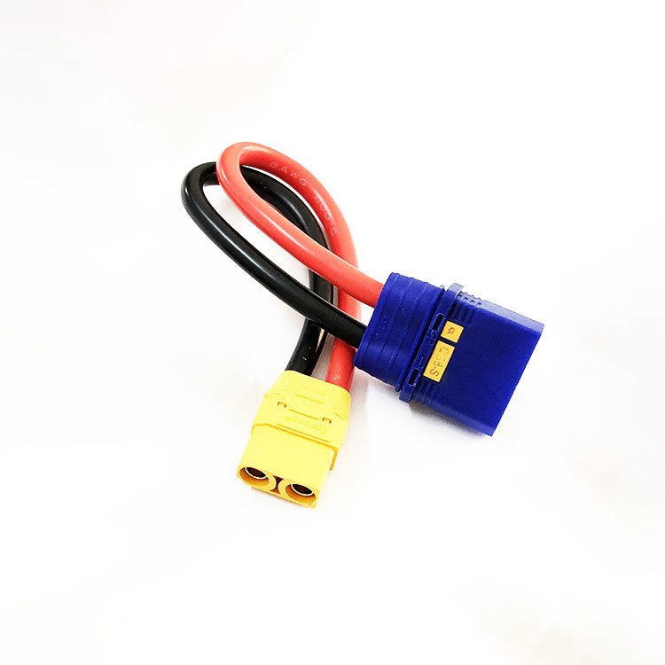 RC Blue Anti-spark Male QS QS8 QS8-S 5.1 15 Ohm 15Ohm Conector to Female XT90 Plug Connecter Anti Spark Cable Connector