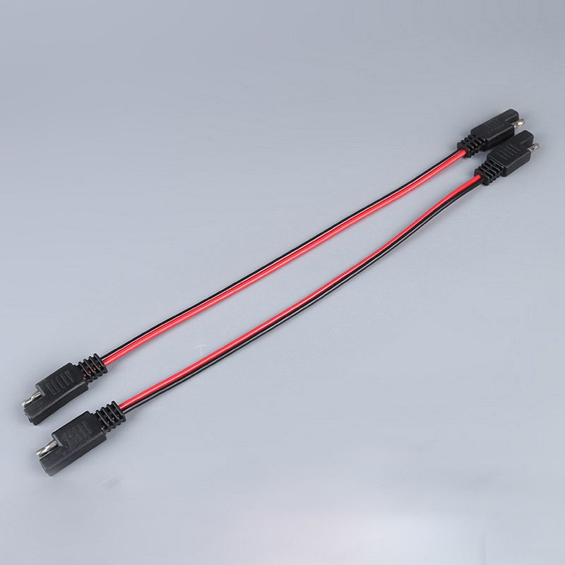 Factory Price 2 Pin SAE to SAE Extension Power Cord Cable SAE Connector for Solar Panel