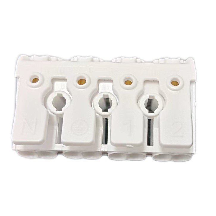 HENGDA TOP TB-7020B/4 Releasable push wire electric connectors 4 pols plastic terminal blocks with marking