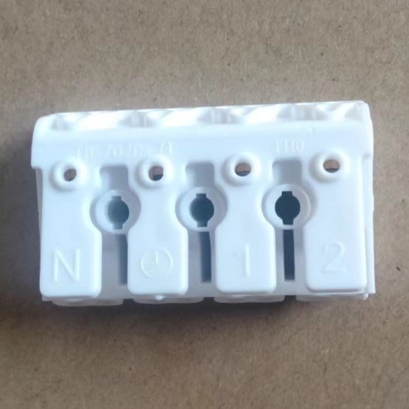 HENGDA TOP TB-7020B/4 Releasable push wire electric connectors 4 pols plastic terminal blocks with marking