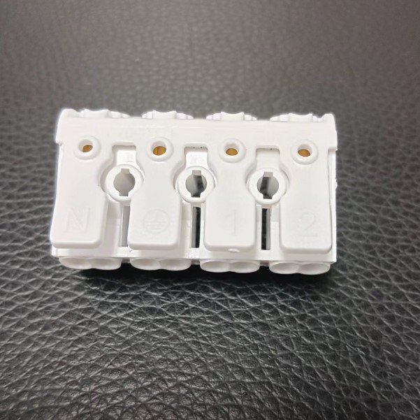HENGDA TOP TB-7020B/4 Releasable push wire electric connectors 4 pols plastic terminal blocks with marking